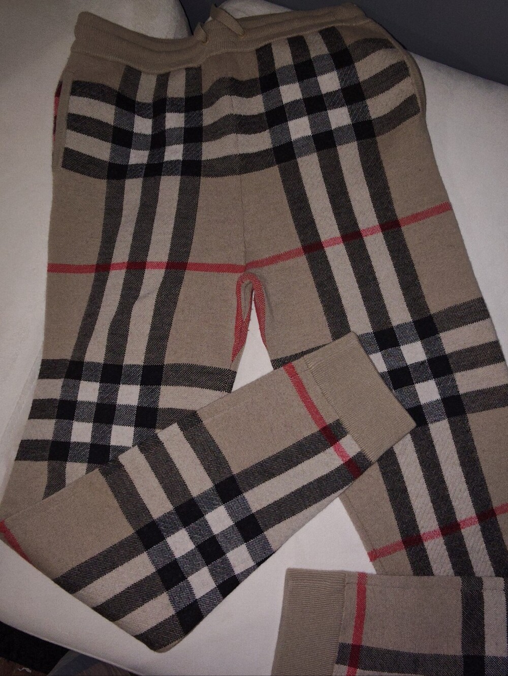 Authentic Burberry Sweater material leggings